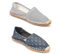OZABI Pack 2 Paires Espadrilles Homme Semelle Corde Jute 44 MBSX2 MULTI