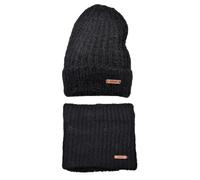 OZABI Pack Bonnet Tour de Cou INFINITIF Pack 1212 NOIR Taille Unique