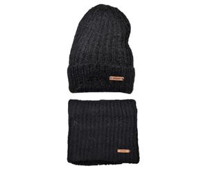 OZABI Pack Bonnet Tour de Cou INFINITIF Pack 1212 NOIR Taille Unique