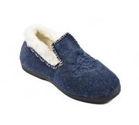 OZABI Pantoufle Charentaise femme hiver - D869 MARINE- 40