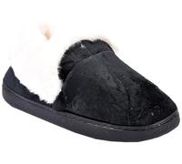 OZABI PANTOUFLE Femme Chausson COCOONING (MD8698 NOIR, Système Taille Chaussures EU, Adulte, Femme, Numérique, Moyen, 40)