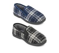 OZABI Pantoufles Charentaises Homme Pack de 2 Paires Semelle Antidérapante