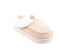 OZABI Pantoufles Charentaises Ultra Légères Sherpa - MD10158 TAUPE- 38/39