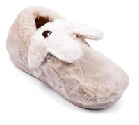 OZABI Pantoufles Enfant Animaux 3D Ultra Douces- MB732831 BEIGE- 24
