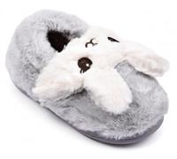 OZABI Pantoufles Enfant Animaux 3D Ultra Douces- MB732831 GRIS- 27
