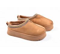 OZABI Pantoufles Femme Hiver Mule Style Scandinave- MD9769 CAMEL- 40