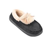 OZABI Pantoufles Femme Hiver Type Charentaise Mocassin - Intérieur Fourrure Douce Ultra Moelleuse - Extérieur Velours Chaud - Semelle Antidérapante Caoutchouc - Confort Cocooning Maison