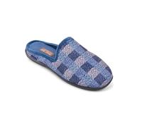 OZABI Pantoufles Homme Mule Chaudes Antiderapantes Confort K88B22 BLEU 43