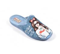 OZABI Pantoufles Mules femme PHOTOPRINT - DUKE BLEU - 37