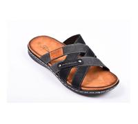 OZABI Sandales homme sangles croisées confort mémoire de forme SU6925 NOIR 40