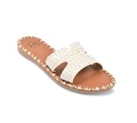 OZABI Sandales Slide H Tressage Vacances 2 Coloris 36-41 LS607 BEIGE