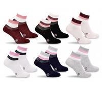 OZABI Sergio Tacchini Pack Chaussettes courtes Fille Quarter Lot de 6 27/30|9848x6
