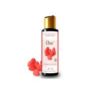 Ozaé Huile de Massage Comestible Gourmande - Naturelle, Sucrée, Fabriquée en France 100 ml - Au choix : Bonbon Fraise - Bonbon Banane - Fruits exotiques ou Pomme verte (Bonbon fraise)