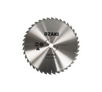 Ozaki Lame pour scie circulaire 3489 - 40 dents carbure 405 x 30 x 2,4 mm Noir