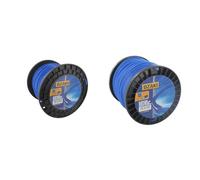 OZAKI - Bobine Fil Nylon Carré - Longueur 120m - Ø 3,00mm - Matières Vierges - Haute Durabilité - Excellente Tenue À L'Œillet, Bleu & Fil Nylon Carre 3,3MM