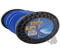 OZAKI - Bobine Fil Nylon Carré - Longueur 120m - Ø 4,00mm - Matières Vierges - Haute durabilité - Excellente Tenue À L'Œillet