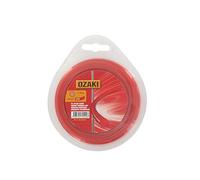OZAKI - Bobine Fil Nylon Carré - Longueur 15m - Ø 1,60mm - Matières Vierges - Haute Durabilité - Excellente Tenue À L'Œillet