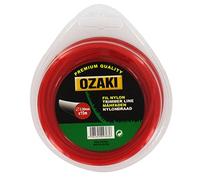 OZAKI - Bobine Fil Nylon Carré - Longueur 15m - Ø 2,00mm - Matières Vierges - Haute Durabilité - Excellente Tenue À L'Œillet