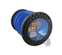 OZAKI - Bobine Fil Nylon Carré - Longueur 400m - Ø 2,40mm - Matières Vierges - Haute Durabilité - Excellente Tenue À L'Œillet