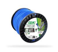 OZAKI - Bobine Fil Nylon Carré - Longueur 60m - Ø 3,00mm - Matières Vierges - Haute Durabilité - Excellente Tenue À L'Œillet, Bleu