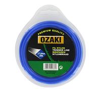 OZAKI - Bobine Fil Nylon Carré - Longueur 9m - Ø 3,00mm - Matières Vierges - Haute Durabilité - Excellente Tenue À L'Œillet