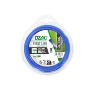 OZAKI - Bobine Fil Nylon Carré - Longueur 9m - Ø 3,00mm - Matières Vierges - Haute Durabilité - Excellente Tenue À L'Œillet