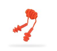 OZAKI - Bouchon D'Oreilles Anti Bruit Avec Cordon - Protection Acoustique Professionnelle 25dB - Chantier & Bricolage - Réutilisable - En Caoutchouc - Norme EN352-2 - Boîte De 50 Paires