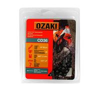 OZAKI - Chaîne Tronçonneuse .3/8" LP (Low Profile) - Jauge 1,1 mm (0,43") - Profil de Gouge Semi-Carré - 50 Entraîneurs
