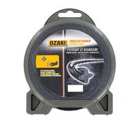 OZAKI - Fil Nylon Hélicoïdal TWISTED POWER SILENT LINE - Ø 2,4mm - L 88m - Fil Aérodynamique - Réduit Le Bruit & Les Vibrations