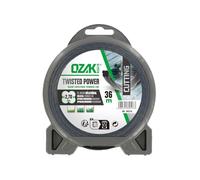 OZAKI - Fil Nylon Hélicoïdal TWISTED POWER SILENT LINE - Ø 2,7mm - L 36m - Fil Aérodynamique - Réduit Le Bruit & Les Vibrations