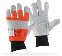 OZAKI - Gants Tronçonneuse - Gants Demi-Saison Spécial Travaux de Tronçonnage - Protection Dos de la Main Gauche - Taille 11/XL
