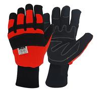 OZAKI - Gants Tronçonneuse - Gants Hiver Spécial Travaux de Tronçonnage - Protection Dos de la Main Gauche - Taille 9/M