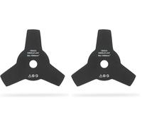 OZAKI - Lame 3 Dents - Adaptable Pour Débroussailleuse - Coupe De 230 mm, Alésage 25,4 mm & Epaisseur 1,4 mm - Qualité Supérieure (Lot de 2)
