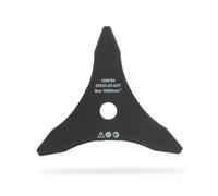 Greenstar Acier allié Lame de débroussailleuse à trois dents 23265, Tranchant de 255 mm, Alésage : 25,4 mm, Épaisseur : 3 mm