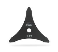 GREENSTAR - Lame 3 Dents Débroussailleuse - Largeur de Coupe : 300 mm - Epaisseur 3 mm - Alésage - 25,4 mm
