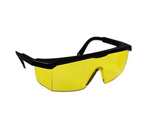 OZAKI - Lunettes De Protection Vision+ - Verres Jaunes - Modèle Professionnel - Branches Réglables & Téléscopiques - Norme EN166 F - Débroussailleuse & Bricolage