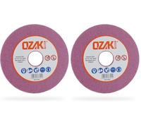 OZAKI - Meule D'Affutage De Rechange - Ø ext. 105mm, Alésage 22 mm, Epaisseur 3,2 mm - Pour Chaînes 1/4", 0.325" - Pour Machines Easy Grinder, Midi Jolly, Nick The Grinder & 9307812 (Lot de 2)