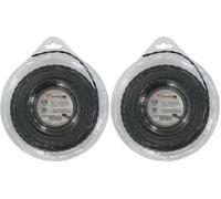 OZAKI TORNADO - Fil Nylon Copolymère - L 25m - Ø: 3,90mm - Fil Aérodynamique - Réduit Le Bruit & Les Vibrations - Qualité Professionnelle (Lot de 2)