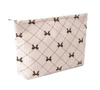 OZAOZ Trousse de maquillage pour femme, trousse de toilette de voyage avec fermeture éclair, grande capacité, trousse de toilette de voyage pour femmes et filles, Fleur P, Trousse de maquillage