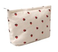 OZAOZ Trousse de maquillage pour femme, trousse de toilette de voyage avec fermeture éclair, grande capacité, trousse de toilette de voyage pour femmes et filles, Fleur G, Trousse de maquillage