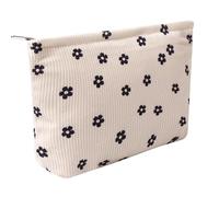 OZAOZ Trousse de maquillage pour femme, trousse de toilette de voyage avec fermeture éclair, grande capacité, trousse de toilette de voyage pour femmes et filles, Fleur I, Trousse de maquillage