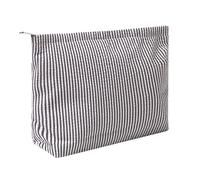 OZAOZ Trousse de maquillage - Trousse de toilette de voyage - Esthétique - Sac de rangement en toile avec fermeture éclair pour femme, noir, Mignon