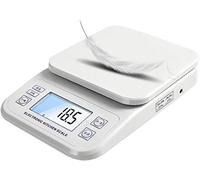 OZBMA Balance électronique de Cuisine de précision, numérique, de Poche, multifonctionnelle, pour Aliments et Bijoux (Blanche - 1 kg/0,1 g (Blanche - 5 kg/1 g))