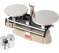 OZBMA Balance mécanique d'analyse de Laboratoire à Double Plateau avec Bouton de réglage du zéro et kit de Poids, pesée précise de 0,1 g à 2 000 g pour Un Usage pédagogique en Laboratoire.