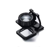 OZBMA Loupe HD 10X avec échelle pliable mains libres pour bureau, idéale pour mesurer, identifier les pièces de monnaie et objets de collection, pour les amis