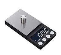 OZBMA Mini Balance électronique numérique LCD pour Bijoux, 0,01/0,1 g, Haute précision, rétroéclairage, Poids de Poche pour la Cuisine