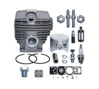 OZBMDHXLSD Kit de réparation de Piston de Cylindre 50 mm for tronçonneuse MS440 044 MS 440 (écrou de décompression du Guide-chaîne 1128 020 1227).