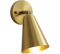 OZBME Applique Murale en Laiton Vintage, Spot réglable E26/E27, éclairage décoratif Moderne pour Chambre, Balcon, Hall d'entrée et Couloir - Lampe de Chevet élégante