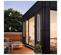 OZBME Applique Murale LED Longue - Bandeau Lumineux Moderne pour décoration extérieure, Fixation Murale, étanche IP65 (intensité Variable, 152 cm)