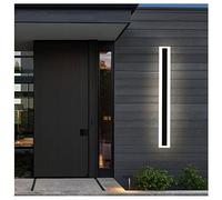 OZBME Applique Murale LED Longue - Bandeau Lumineux Moderne pour décoration extérieure, Fixation Murale, étanche IP65 (Blanche, 81 cm)